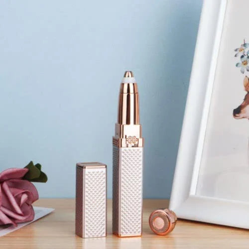 2-in-1 Women's Electric Epilator & Painless Shaver – USB Rechargeable Hair Remover for Face, Body, Bikini & Eyebrows