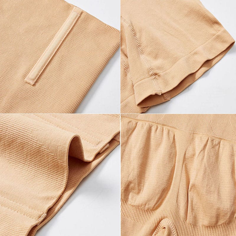 Invisible High-Waist Tummy Control Shaper - Seamless Slimming Shorts (Skin Color)