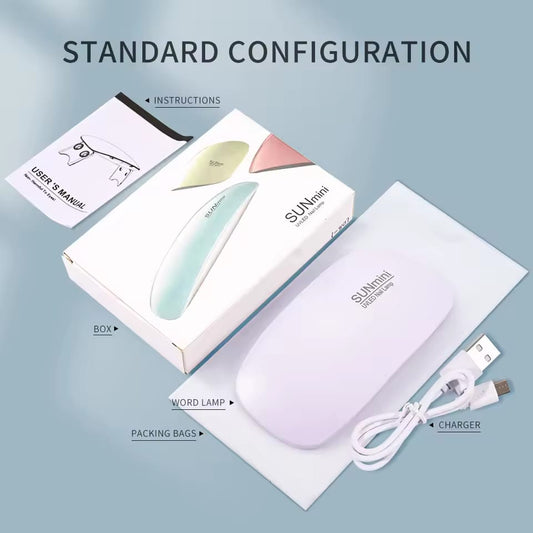 Mini Uv Led Nail Lamp Portable Gel Curing Lamp Pocket Size Compact Mini Nail Dryer For Quick And Efficient Nail Care