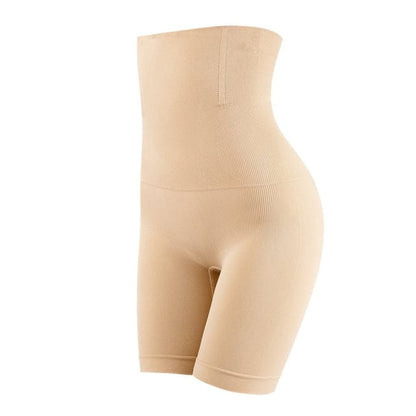 Invisible High-Waist Tummy Control Shaper - Seamless Slimming Shorts (Skin Color)