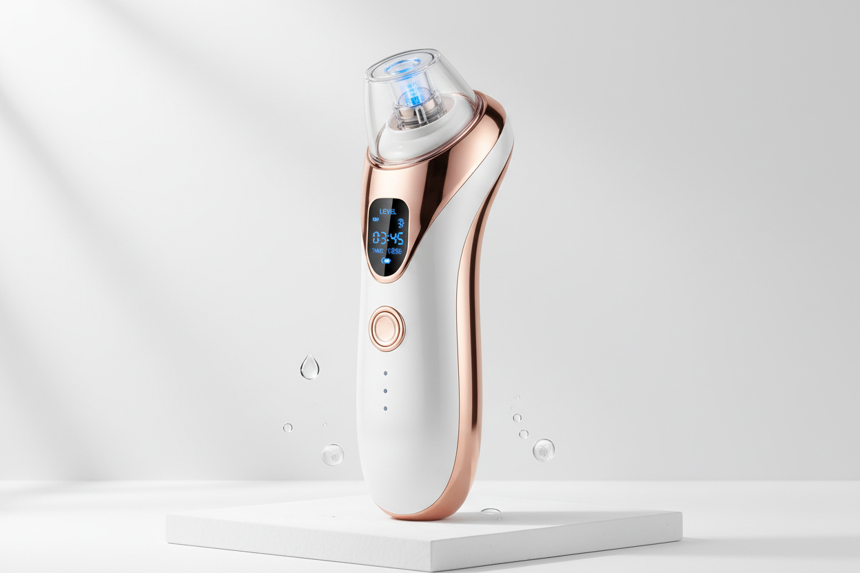 Face Vacuum Blackhead Remover Pore Cleaner | Electric Deep Cleansing Tool for Nose & Face